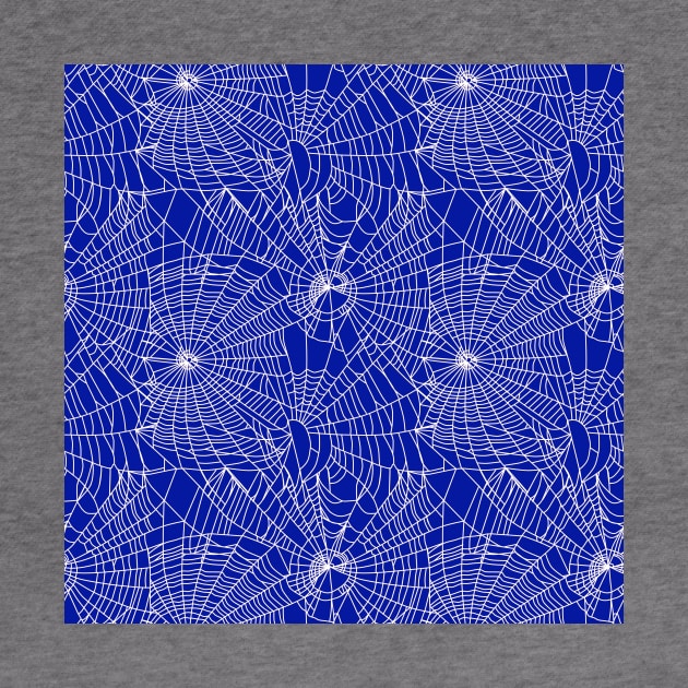 Blue Spider Webs by sandpaperdaisy